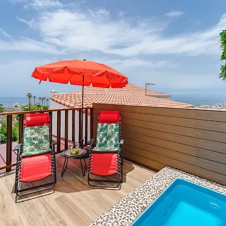 Private Pool Bbq Air Conditioning Stunning Ocean View Costa Adeje (Tenerife)