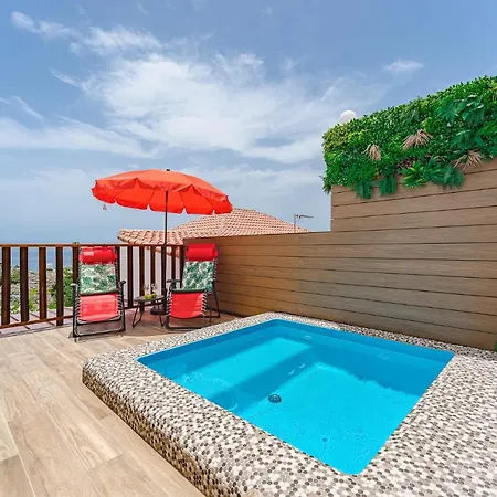 Vakantiehuis Private Pool Bbq Air Conditioning Stunning Ocean View Costa Adeje (Tenerife)