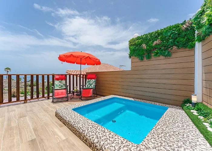 Ferienhaus Private Pool Bbq Air Conditioning Stunning Ocean View Costa Adeje (Tenerife)