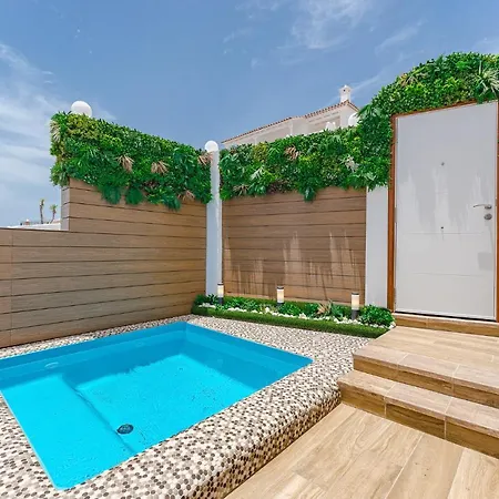 Private Pool Bbq Air Conditioning Stunning Ocean View Vakantiehuis Costa Adeje (Tenerife)
